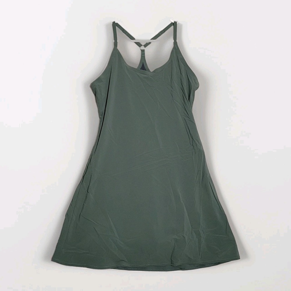 Outdoor Voices Women's Exercise Dress Size M Olive
